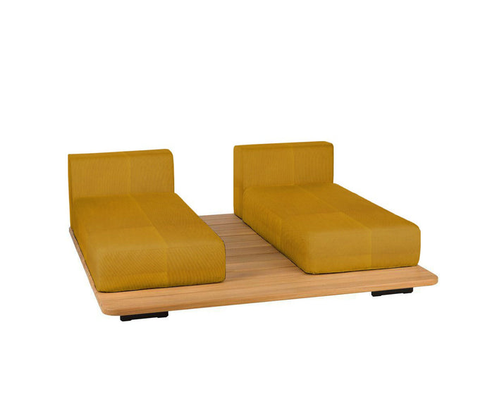 Pal Base + 2 Double Seat + 2 Parallel Single Back Sunbed I Point 1920 