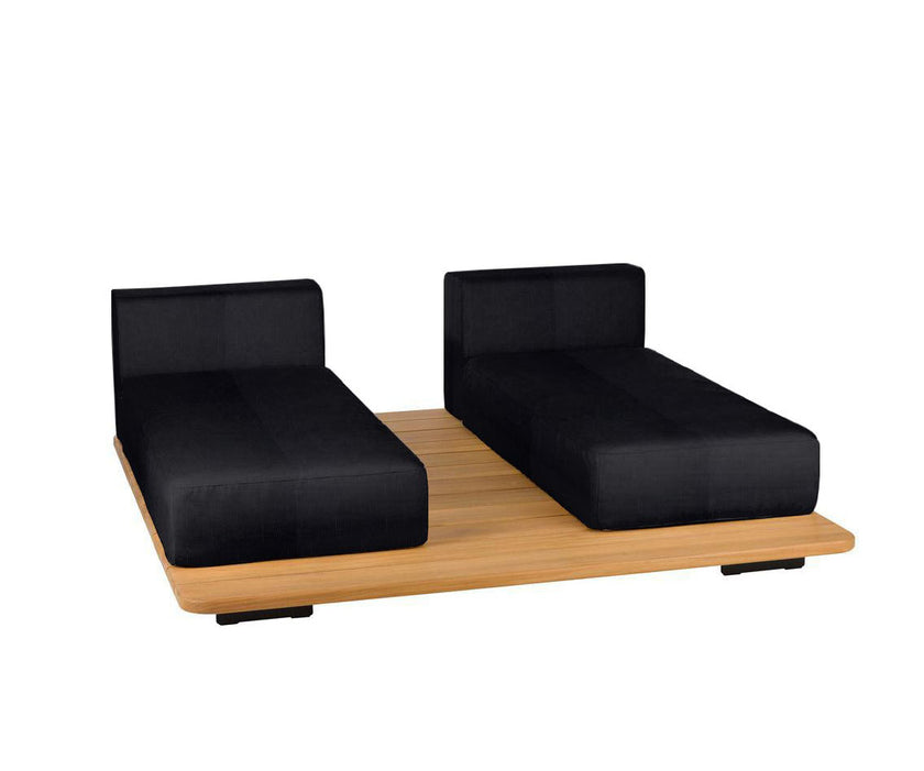 Pal Base + 2 Double Seat + 2 Parallel Single Back Sunbed I Point 1920 