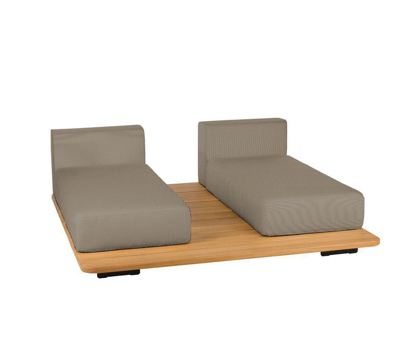 Pal Base + 2 Double Seat + 2 Parallel Single Back Sunbed I Point 1920 