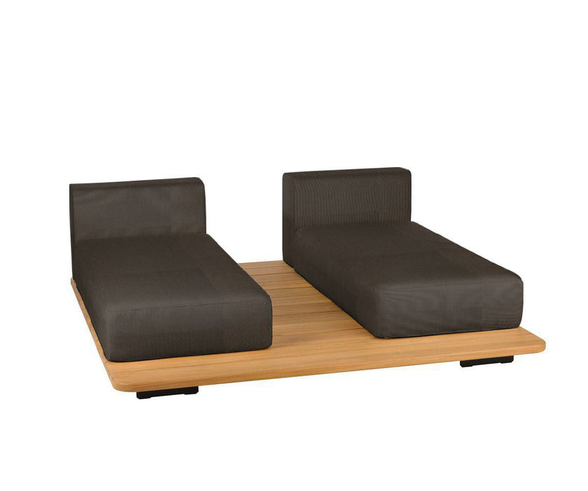 Pal Base + 2 Double Seat + 2 Parallel Single Back Sunbed I Point 1920 