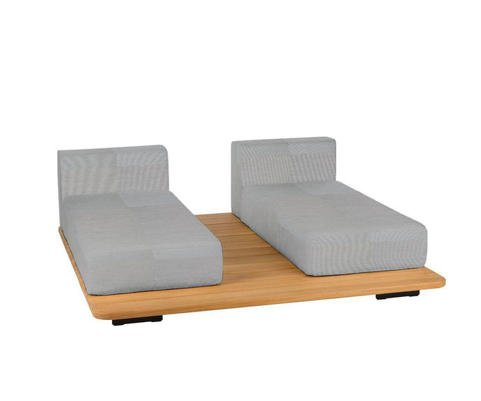 Pal Base + 2 Double Seat + 2 Parallel Single Back Sunbed I Point 1920 