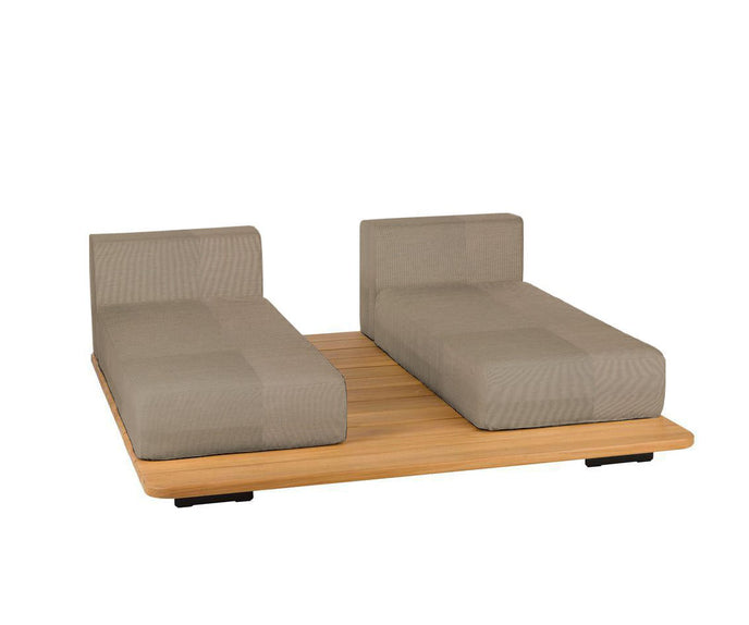 Pal Base + 2 Double Seat + 2 Parallel Single Back Sunbed I Point 1920 