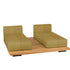 Pal Base + 2 Double Seat + 2 Parallel Single Back Sunbed I Point 1920 