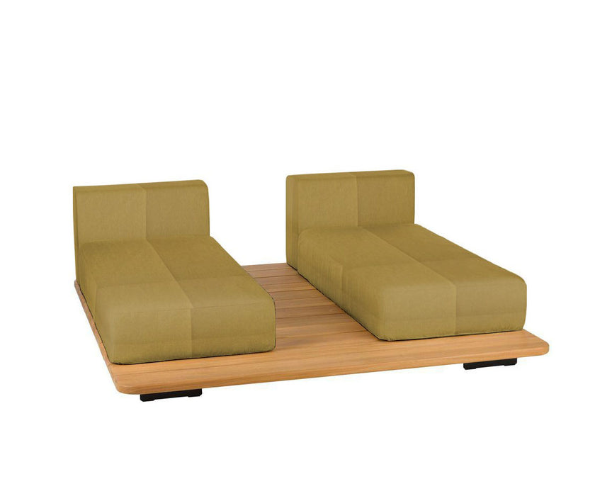 Pal Base + 2 Double Seat + 2 Parallel Single Back Sunbed I Point 1920 