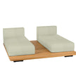 Pal Base + 2 Double Seat + 2 Parallel Single Back Sunbed I Point 1920 