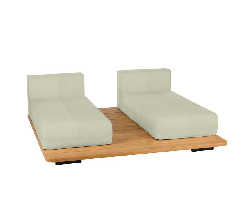 Pal Base + 2 Double Seat + 2 Parallel Single Back Sunbed I Point 1920 