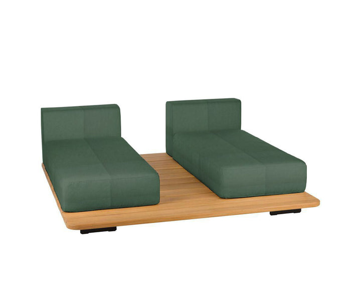 Pal Base + 2 Double Seat + 2 Parallel Single Back Sunbed I Point 1920 