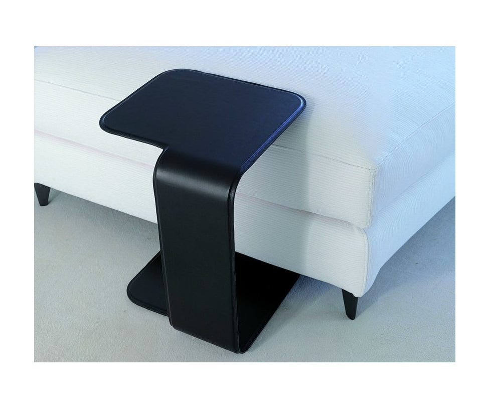 Vibieffe 9500 Side Table 028 Black Leather