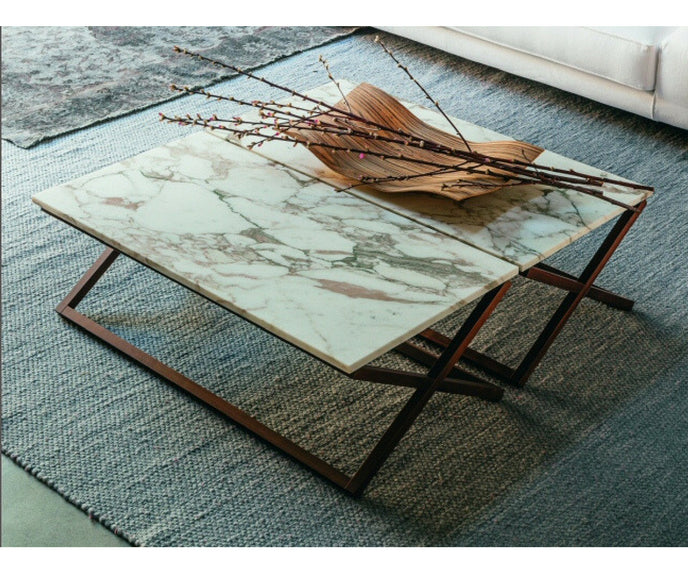 Vibieffe 9500 Coffee Tables Rectangular Marble Top