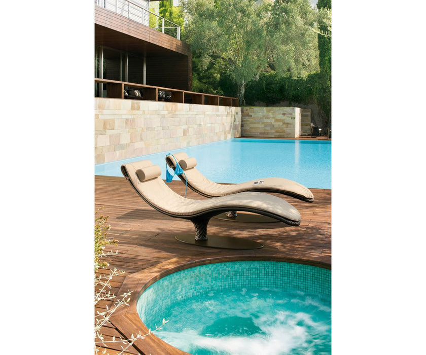 High end Caribe ART. 9578 Chaise Lounge by Roberti Rattan Casa Design