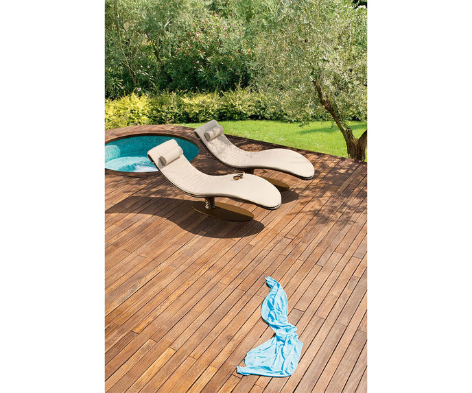 High end Caribe ART. 9578 Chaise Lounge by Roberti Rattan Casa Design