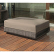 High end Hamptons ART. 9608 Pouf by Roberti Rattan Casa Design