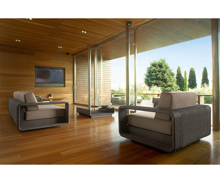 High end Hamptons ART. 9611 Armchair by Roberti Rattan Casa Design