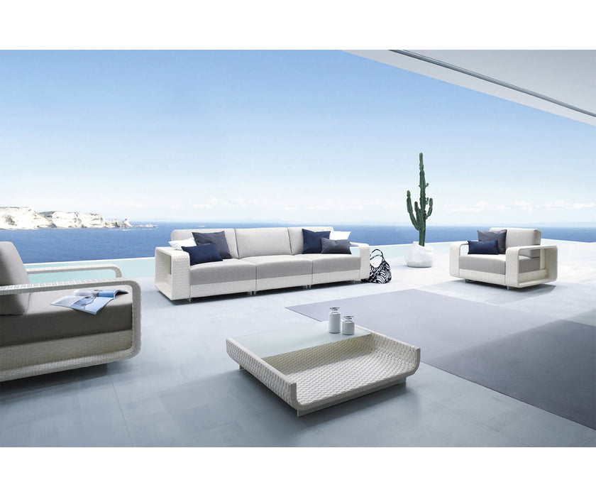 High end Hamptons ART. 9611 Armchair by Roberti Rattan Casa Design