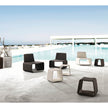 High end Hamptons ART. 9626 Pouf by Roberti Rattan Casa Design