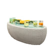 High end Igloo ART. 9634 Coffee Table by Roberti Rattan Casa Design