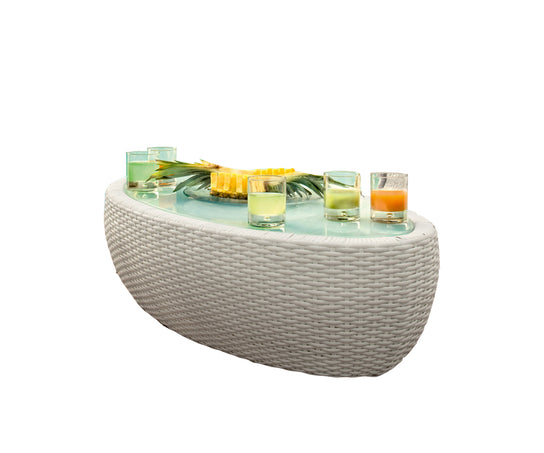 High end Igloo ART. 9634 Coffee Table by Roberti Rattan Casa Design