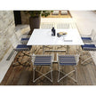 High end Hamptons Graphics ART. 9730 Dining Table by Roberti Rattan Casa Design