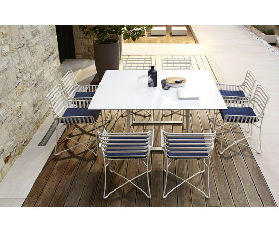 High end Hamptons Graphics ART. 9730 Dining Table by Roberti Rattan Casa Design
