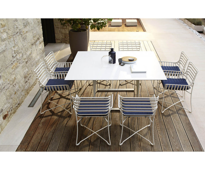 High end Hamptons Graphics ART. 9730 Dining Table by Roberti Rattan Casa Design