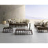 High end Hamptons Graphics ART. 9731 Armchair by Roberti Rattan Casa Design