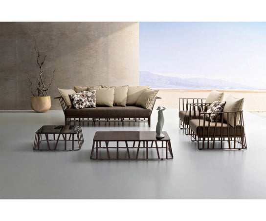 High end Hamptons Graphics ART. 9732 Sofa by Roberti Rattan Casa Design