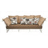 High end Hamptons Graphics ART. 9732 Sofa by Roberti Rattan Casa Design