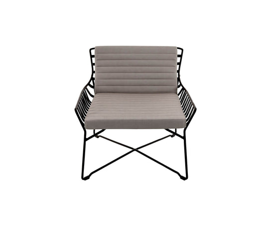 High end Hamptons Graphics  ART. 9733 Lounge Armchair by Roberti Rattan Casa Design