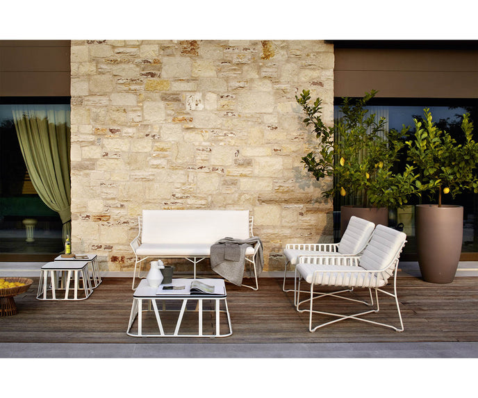 High end Hamptons Graphics ART. 9739H Side Table by Roberti Rattan Casa Design