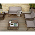 High end Hamptons Graphics ART. 9739H Side Table by Roberti Rattan Casa Design