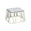 High end Hamptons Graphics ART. 9739H Side Table by Roberti Rattan Casa Design