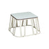 High end Hamptons Graphics ART. 9739H Side Table by Roberti Rattan Casa Design