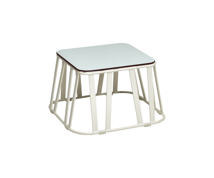 High end Hamptons Graphics ART. 9739H Side Table by Roberti Rattan Casa Design