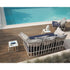 High end Hamptons Graphics ART. 9739 Side Table by Roberti Rattan Casa Design