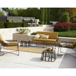 High end Hamptons Graphics ART. 9739H Side Table by Roberti Rattan Casa Design