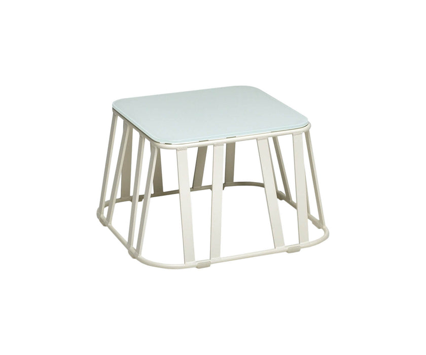 High end Hamptons Graphics ART. 9739 Side Table by Roberti Rattan Casa Design