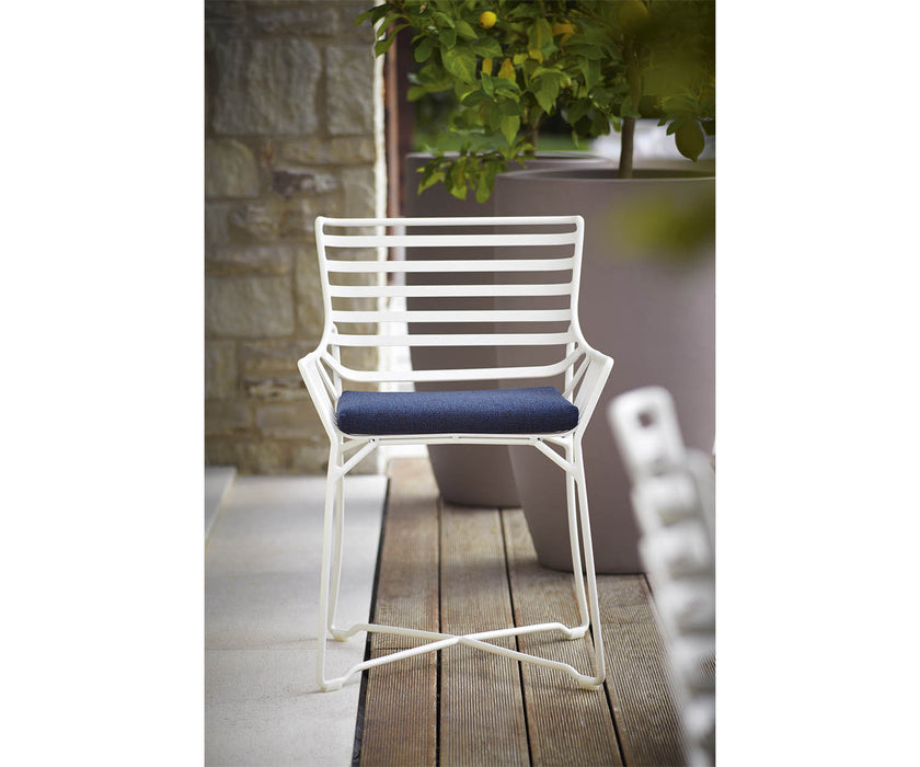 High end Hamptons Graphics ART. 9750 Dining Armchair by Roberti Rattan Casa Design
