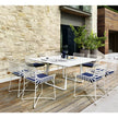 High end Hamptons Graphics ART. 9750 Dining Armchair by Roberti Rattan Casa Design
