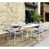 High end Hamptons Graphics ART. 9750 Dining Armchair by Roberti Rattan Casa Design