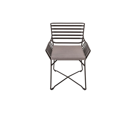 High end Hamptons Graphics ART. 9750 Dining Armchair by Roberti Rattan Casa Design