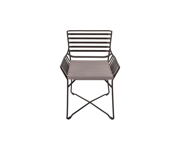 High end Hamptons Graphics ART. 9750 Dining Armchair by Roberti Rattan Casa Design