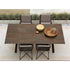High end Hamptons Graphics ART. 9751 Dining Armchair by Roberti Rattan Casa Design