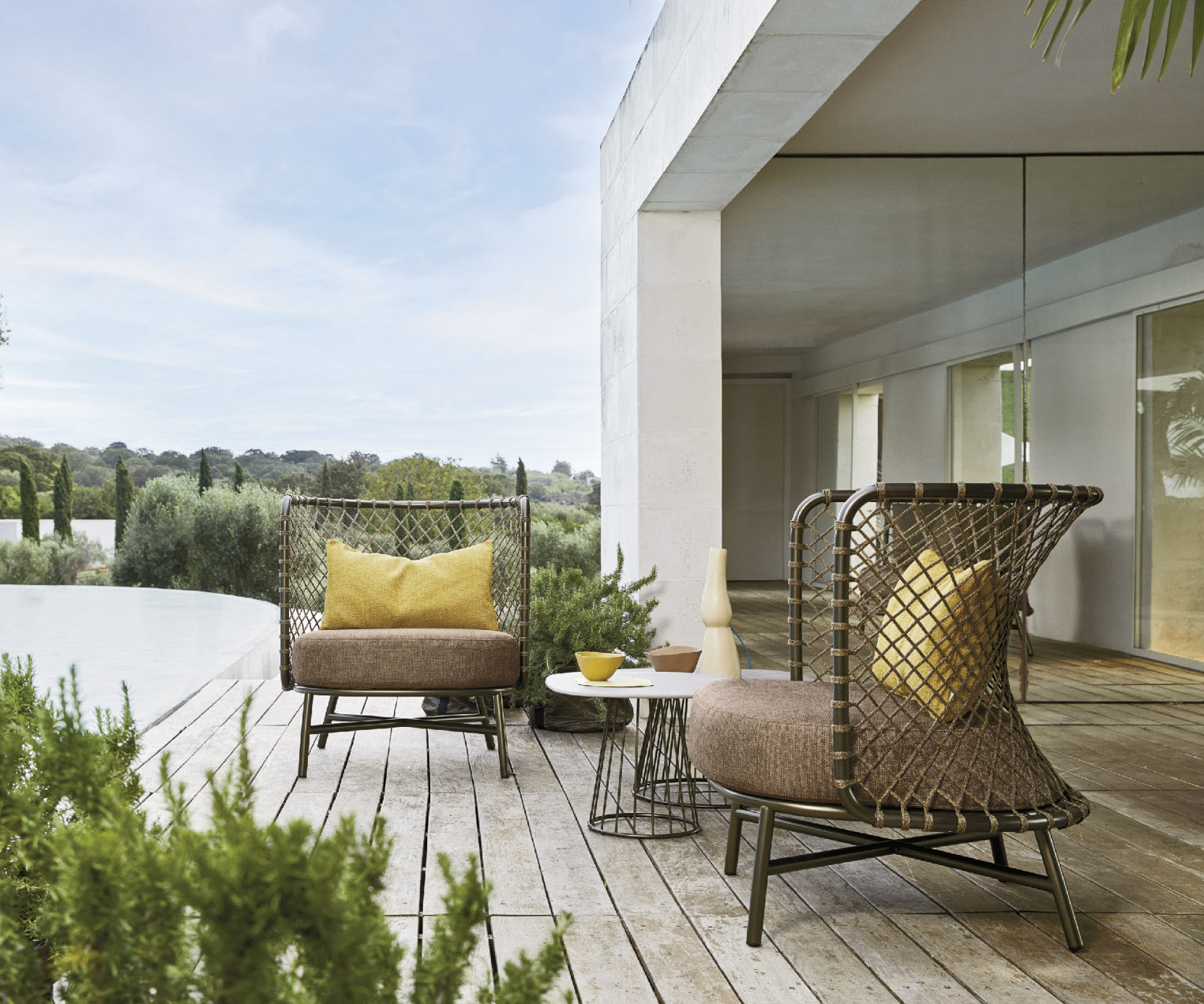 High end Charme Art. 4381B Lounge Armchair by Roberti Rattan Casa Design