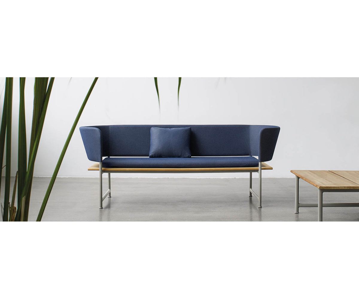 Gloster Atmosphere 2-Seater Sofa Blue