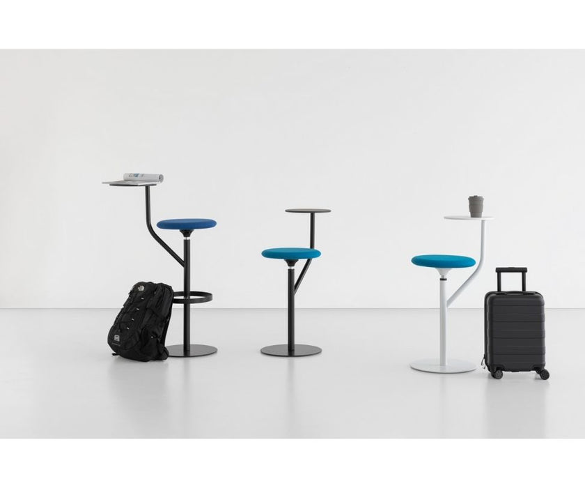 High end Aaron Stool With Side Table by Lapalma Casa Design