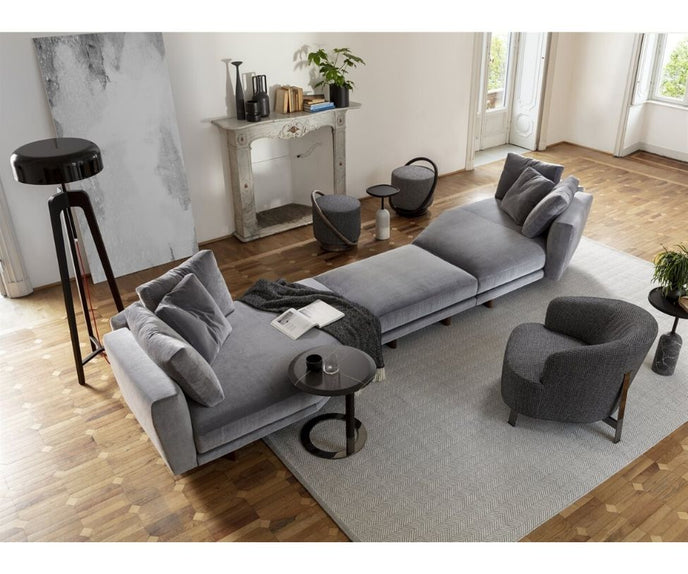 Porada Abacus Modular Sofa Grey Fabric