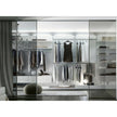 Rimadesio Abacus Walk-In Closet Bianco Latte and Glass Doors