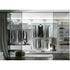 Rimadesio Abacus Walk-In Closet Bianco Latte and Glass Doors