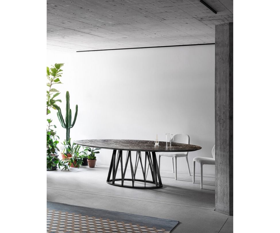 Miniforms Acco Dining Table Wood Top