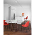 Miniforms Acco Dining Table Ceramic Top and Canaletto Walnut Wood Base
